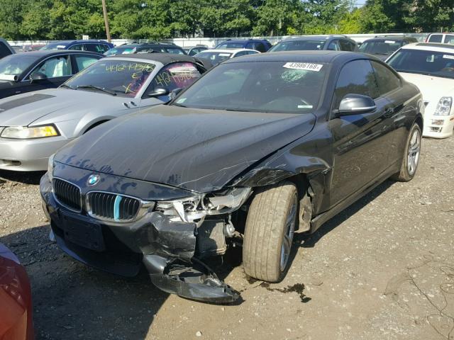 WBA3N9C53EF720792 - 2014 BMW 428 XI BLACK photo 2