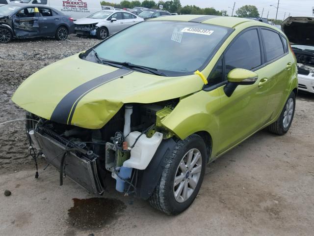 3FADP4EJ1DM176022 - 2013 FORD FIESTA SE GREEN photo 2