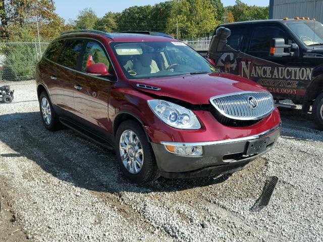 5GAKRCED5BJ348001 - 2011 BUICK ENCLAVE MAROON photo 1