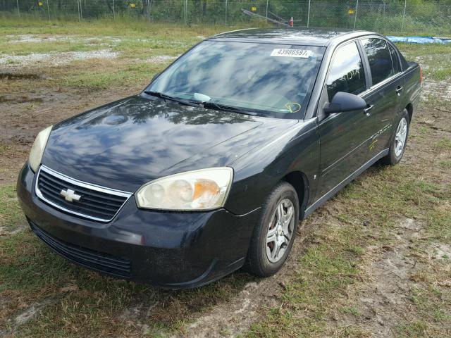 1G1ZS58F67F198008 - 2007 CHEVROLET MALIBU LS 黑色 照片 2