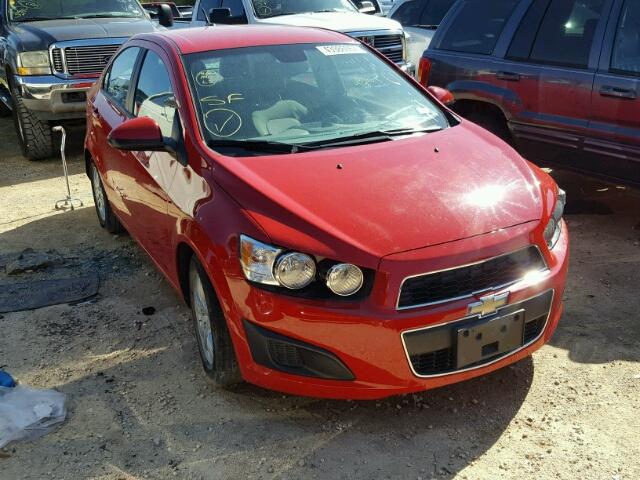 1G1JA5SH4C4208051 - 2012 CHEVROLET SONIC RED photo 1