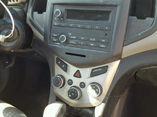 1G1JA5SH4C4208051 - 2012 CHEVROLET SONIC RED photo 9