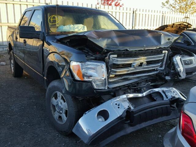 1FTFW1EF9EKF58565 - 2014 FORD F150 SUPER GREEN photo 1