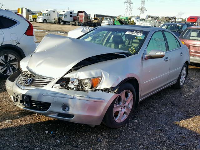 JH4KB16677C001089 - 2007 ACURA RL ვერცხლისფერი ფოტო 2