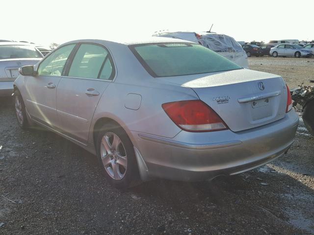 JH4KB16677C001089 - 2007 ACURA RL SILVER photo 3