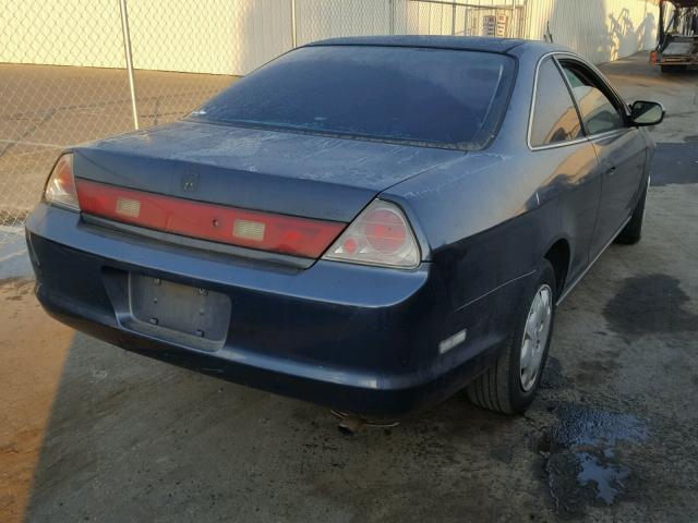 1HGCG3263YA010363 - 2000 HONDA ACCORD LX BLUE photo 4