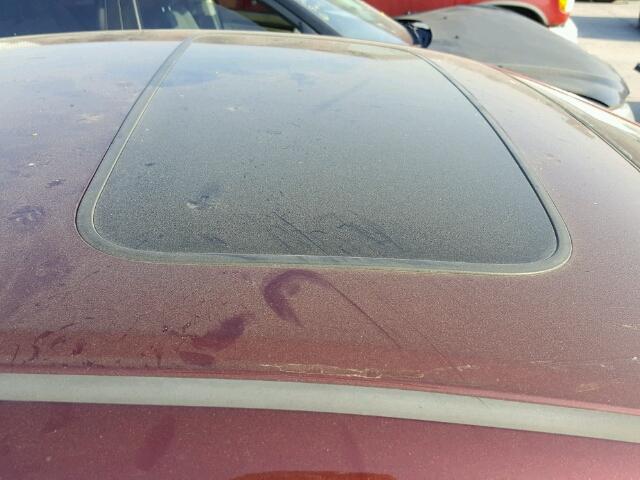 19XFB2F81CE098027 - 2012 HONDA CIVIC EX მუქწითელი ფოტო 9