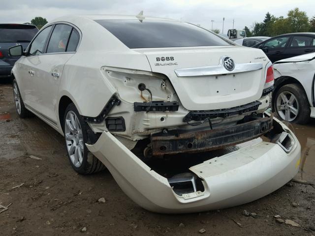 1G4GE5GD6BF247766 - 2011 BUICK LACROSSE C WHITE photo 3