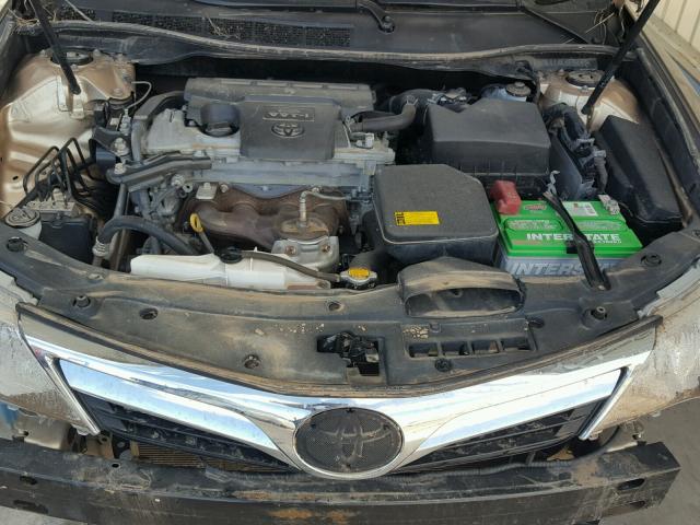 4T4BF1FK3CR272174 - 2012 TOYOTA CAMRY BASE GOLD photo 7