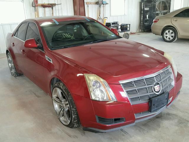 1G6DF577680166277 - 2008 CADILLAC CTS RED photo 1