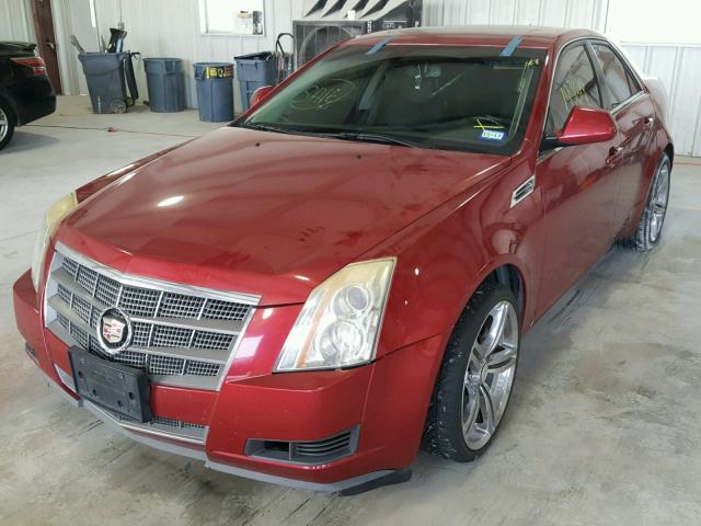 1G6DF577680166277 - 2008 CADILLAC CTS RED photo 2