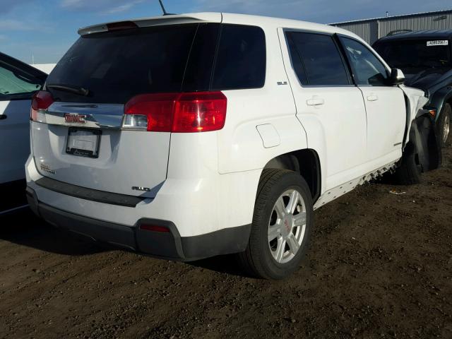 2GKFLVEK5F6120356 - 2015 GMC TERRAIN SL WHITE photo 4