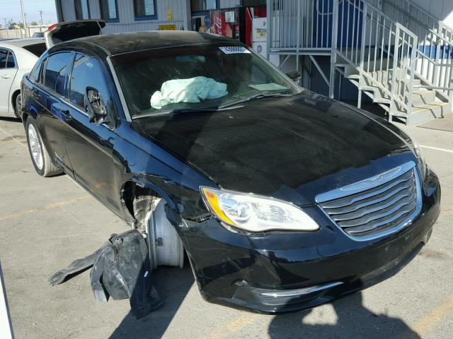 1C3CCBAB4DN698707 - 2013 CHRYSLER 200 LX BLACK photo 1