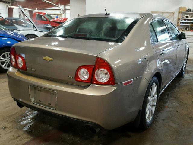 1G1ZK57798F227335 - 2008 CHEVROLET MALIBU LTZ 棕色 照片 4