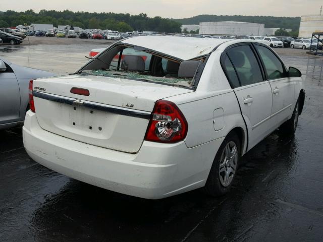 1G1ZS58F27F221977 - 2007 CHEVROLET MALIBU LS WHITE photo 4