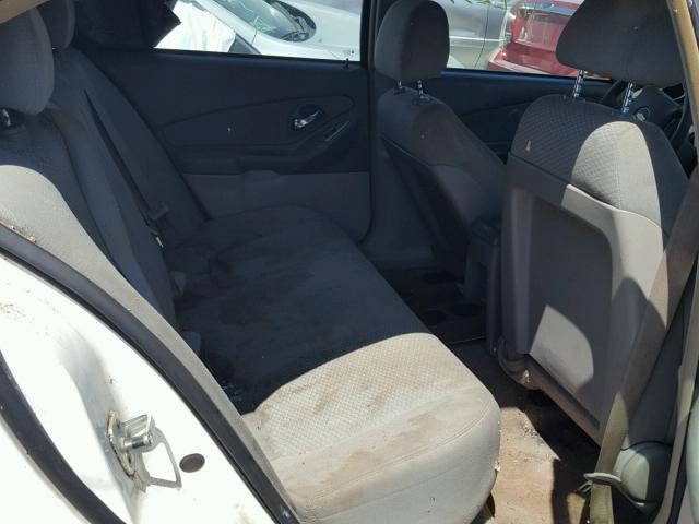 1G1ZS58F27F221977 - 2007 CHEVROLET MALIBU LS WHITE photo 6