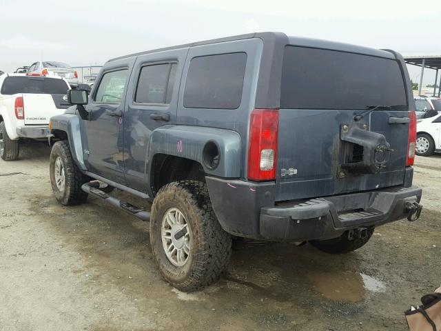 5GTDN136668188406 - 2006 HUMMER H3 BLUE photo 3