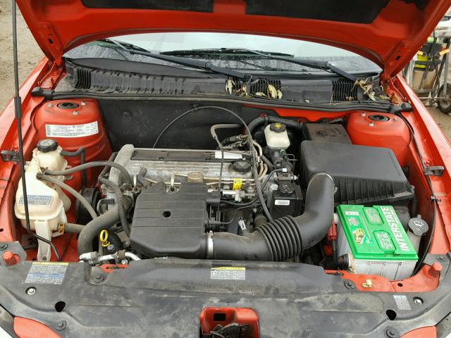 1G2NE52F64M645177 - 2004 PONTIAC GRAND AM RED photo 7