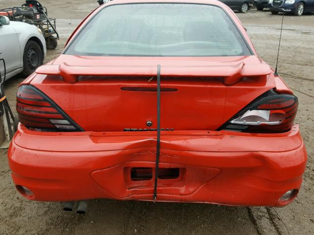 1G2NE52F64M645177 - 2004 PONTIAC GRAND AM RED photo 9