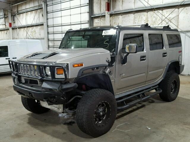 5GRGN23U04H121191 - 2004 HUMMER H2 TAN photo 2