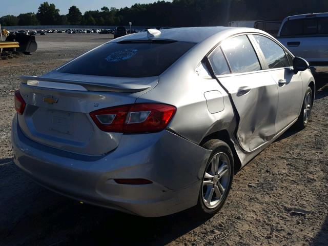 1G1BE5SM7H7101278 - 2017 CHEVROLET CRUZE LT SILVER photo 4