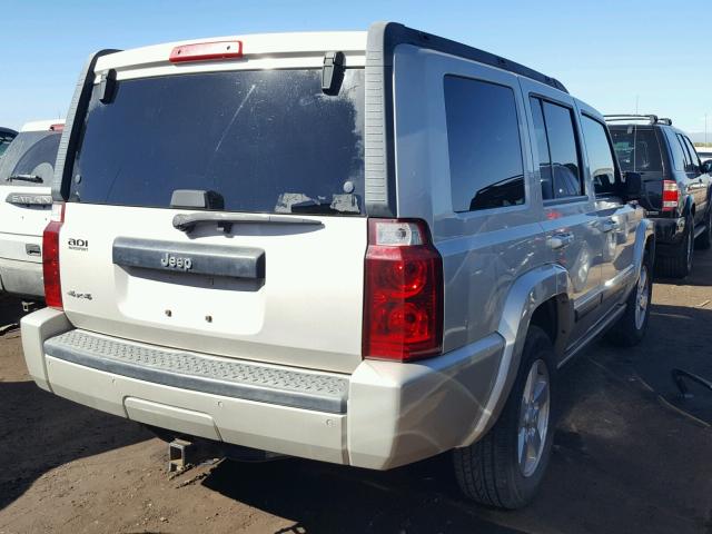 1J8HG48K47C586764 - 2007 JEEP COMMANDER SILVER photo 4