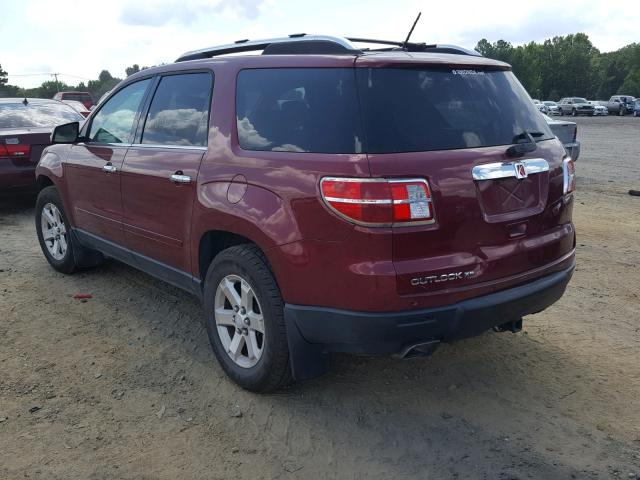 5GZER23758J193329 - 2008 SATURN OUTLOOK XR მუქწითელი ფოტო 3