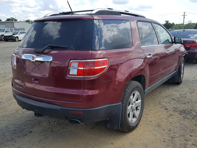 5GZER23758J193329 - 2008 SATURN OUTLOOK XR მუქწითელი ფოტო 4