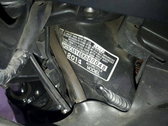 JH2SC68Y4EK000048 - 2014 HONDA GL1800 L BLACK photo 10