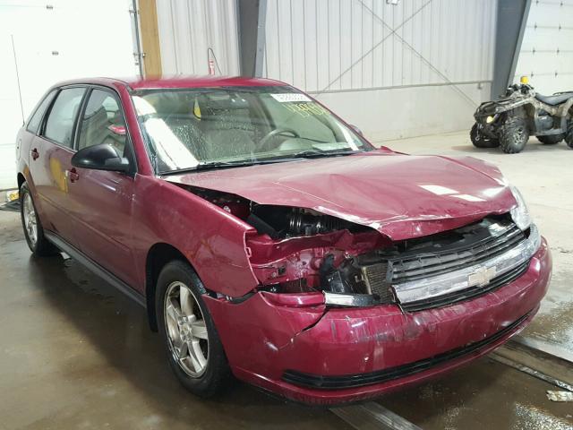 1G1ZT64845F153897 - 2005 CHEVROLET MALIBU MAX 栗色 照片 1