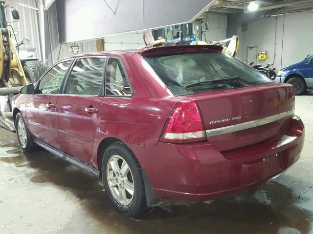 1G1ZT64845F153897 - 2005 CHEVROLET MALIBU MAX 栗色 照片 3