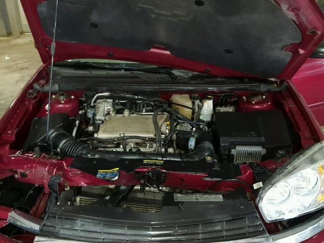 1G1ZT64845F153897 - 2005 CHEVROLET MALIBU MAX 栗色 照片 7