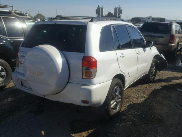 JTEHH20V130261589 - 2003 TOYOTA RAV4 WHITE photo 4