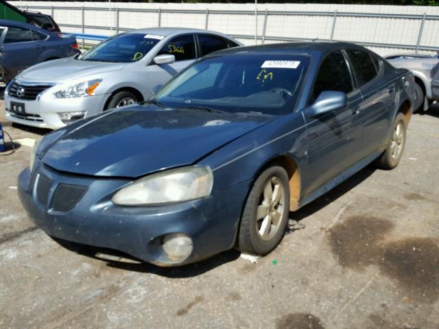 2G2WP552061128074 - 2006 PONTIAC GRAND PRIX TURQUOISE photo 2