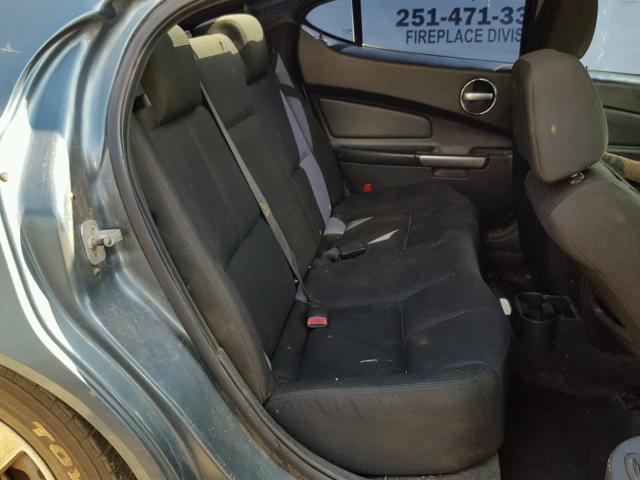 2G2WP552061128074 - 2006 PONTIAC GRAND PRIX TURQUOISE photo 6