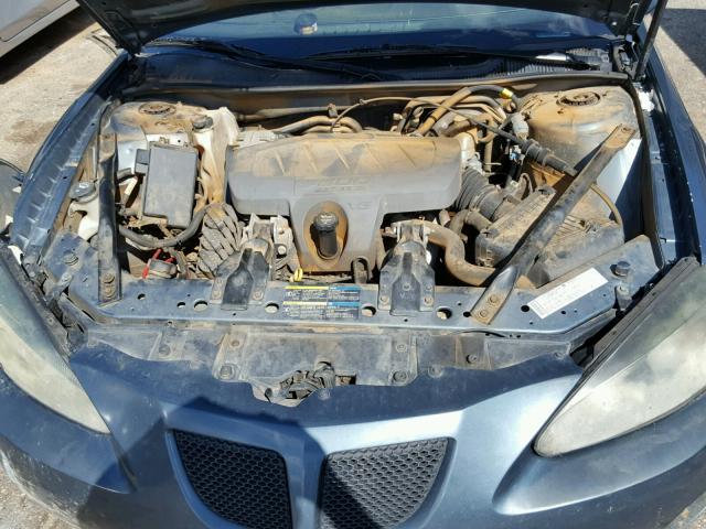 2G2WP552061128074 - 2006 PONTIAC GRAND PRIX TURQUOISE photo 7
