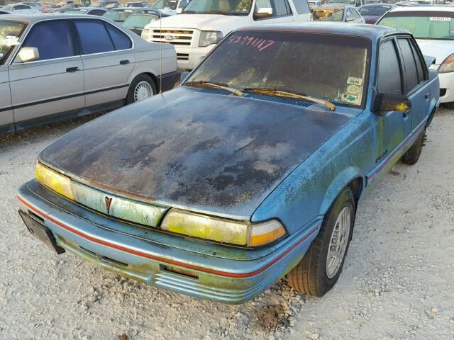 1G2JC54HXP7546500 - 1993 PONTIAC SUNBIRD BLUE photo 2