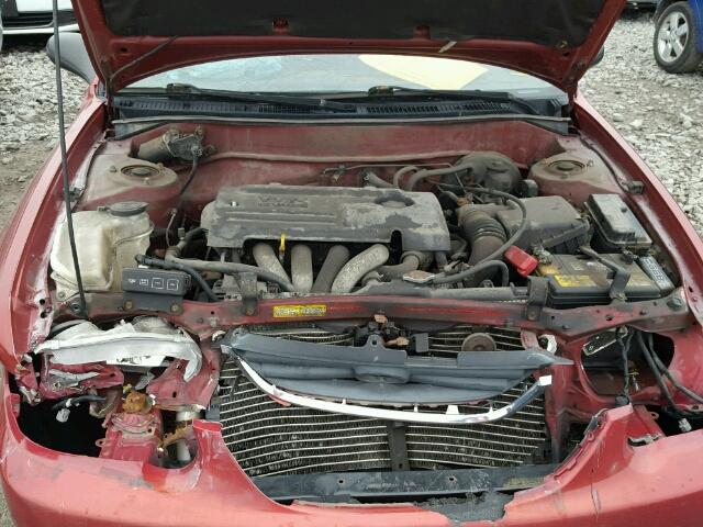 2T1BR12E62C866095 - 2002 TOYOTA COROLLA CE RED photo 7