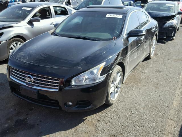 1N4AA5APXBC814660 - 2011 NISSAN MAXIMA S BLACK photo 2