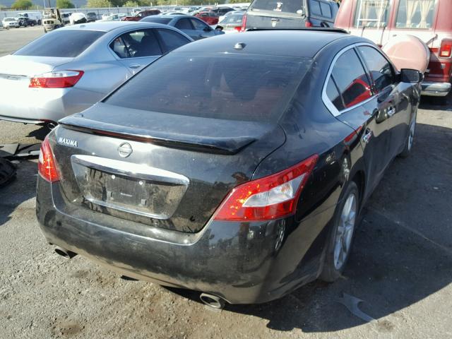 1N4AA5APXBC814660 - 2011 NISSAN MAXIMA S BLACK photo 4