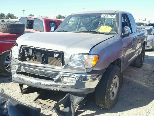 5TBRT34151S127918 - 2001 TOYOTA TUNDRA ACC SILVER photo 2