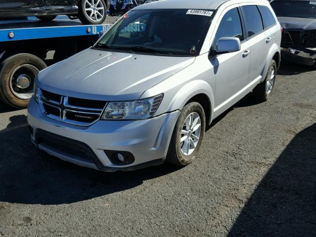 3C4PDCBG0DT614070 - 2013 DODGE JOURNEY SX SILVER photo 2