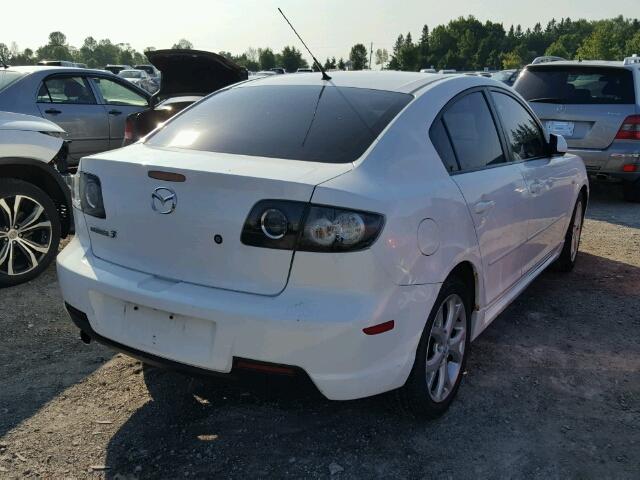 JM1BK323171658720 - 2007 MAZDA 3 S WHITE photo 4