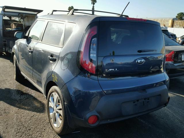 KNDJP3A58F7200703 - 2015 KIA SOUL + BLUE photo 3