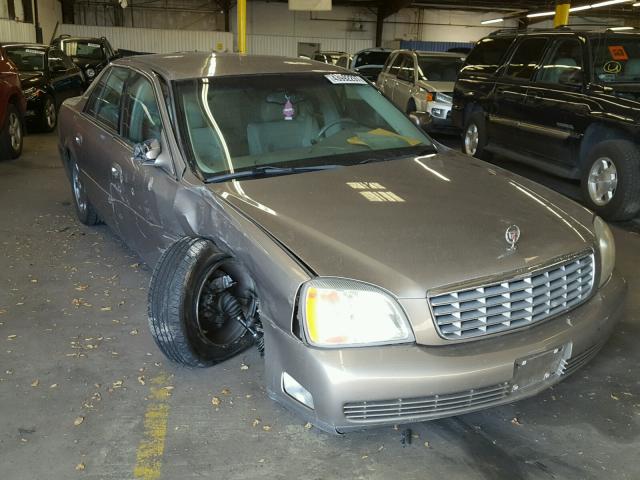 1G6KD54Y72U278127 - 2002 CADILLAC DEVILLE TAN photo 1