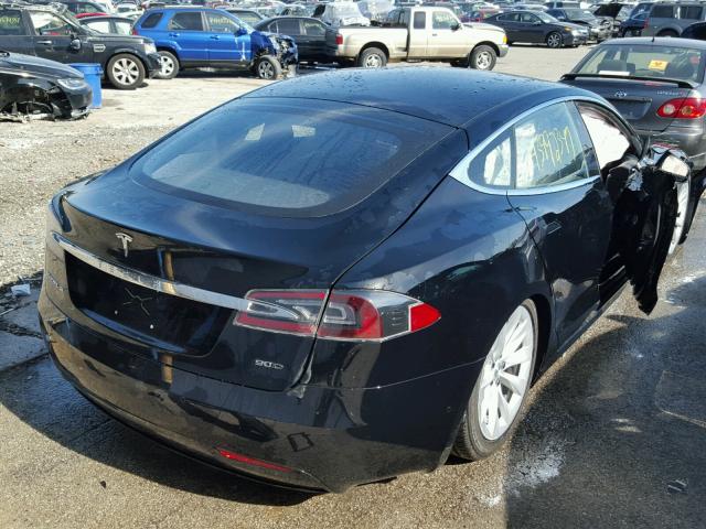 5YJSA1E20HF200136 - 2017 TESLA MODEL S BLACK photo 4