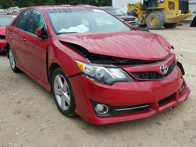 4T1BF1FK2DU723655 - 2013 TOYOTA CAMRY L RED photo 1