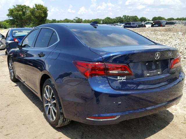 19UUB2F55HA006118 - 2017 ACURA TLX TECH BLUE photo 3