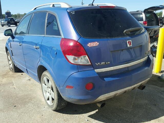 3GSCL53738S603673 - 2008 SATURN VUE BLUE photo 3