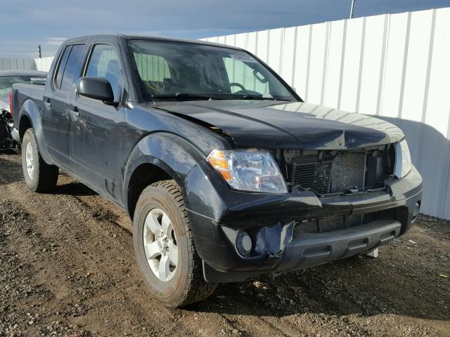 1N6AD0EV1CC436563 - 2012 NISSAN FRONTIER S BLACK photo 1